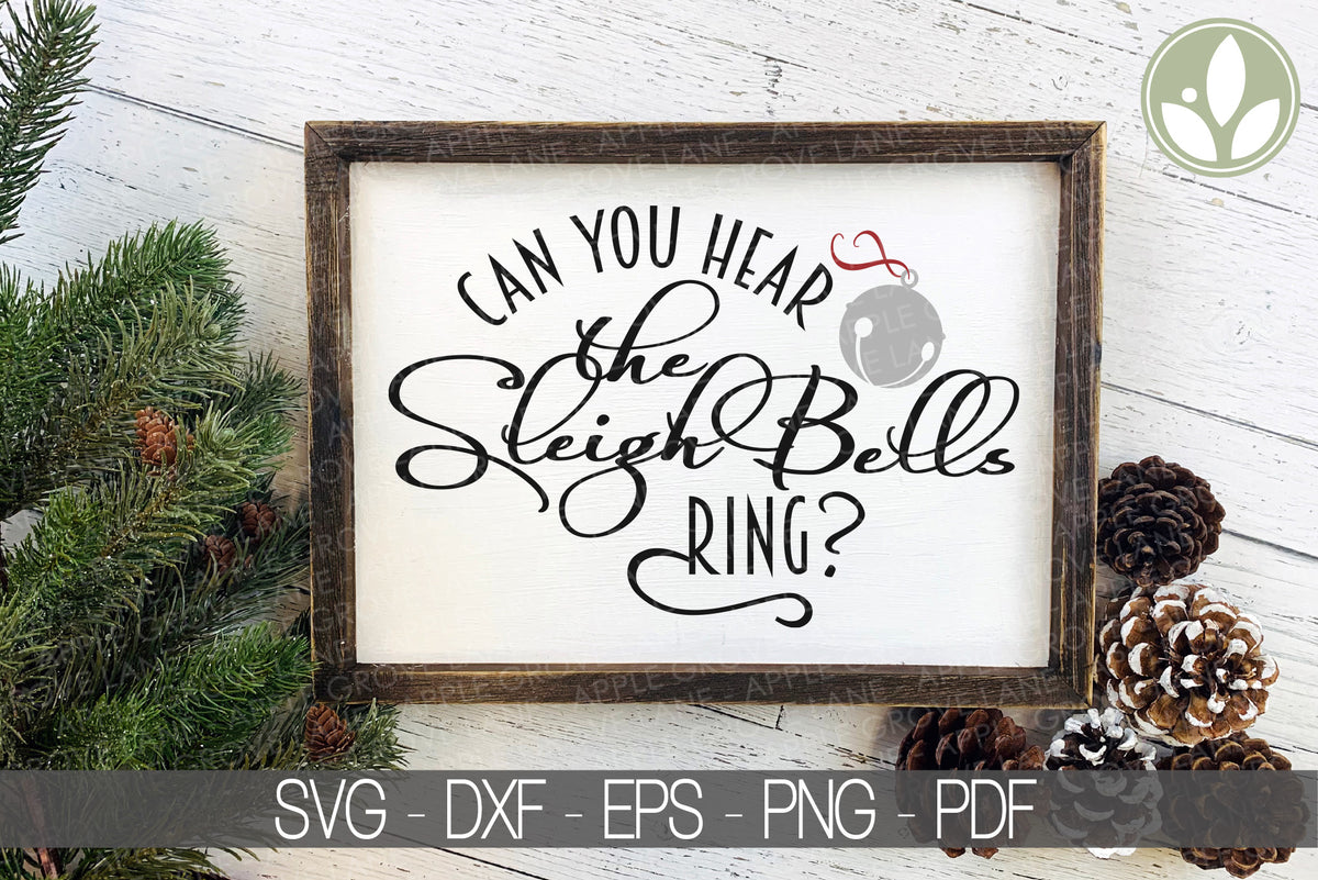 Sleigh Bells Ring SVG Cut buying File