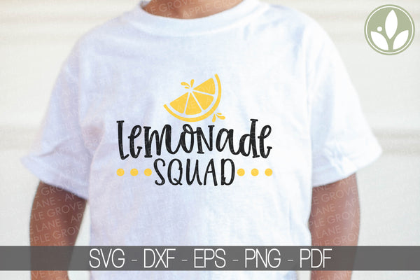Lemonade Squad Svg - Lemonade Svg - Lemonade Stand Svg - Lemons Svg - Lemonade Stand Sign - Lemonade Shirt Svg - Kids Lemonade Svg - Lemon