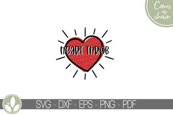 Valentines Day Svg - Heart Throb Svg - Valentine Svg - Boys Valentine Svg - Valentines Svg - Kids Valentine Shirt Svg - Boy Valentine Svg