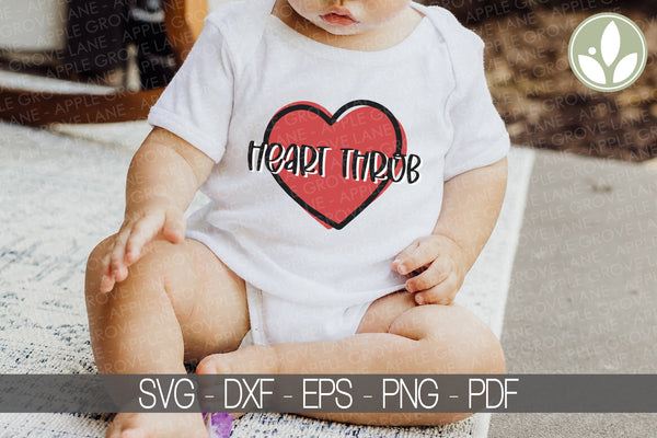 Valentines Day Svg - Heart Throb Svg - Valentine Sg - Boys Valentine Svg - Valentines Svg - Kids Valentine Shirt Svg - Boy Valentine Svg
