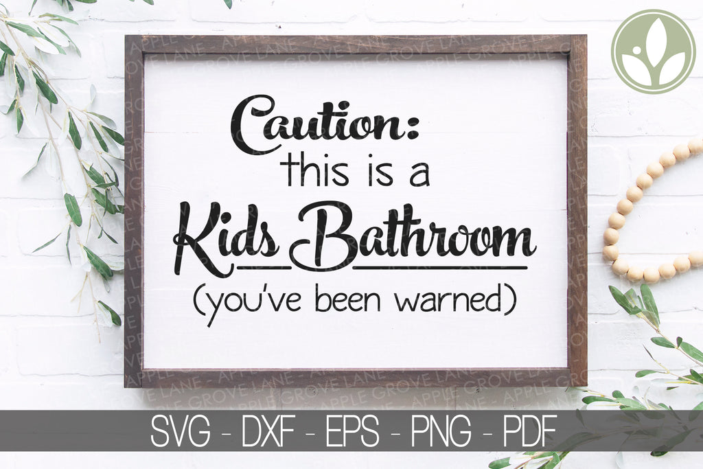funny bathroom signs for kids
