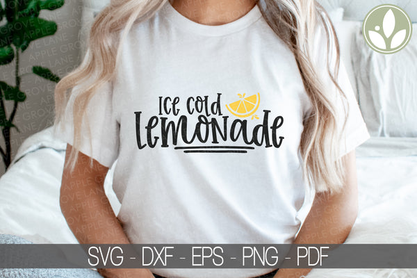 Ice Cold Lemonade Svg - Lemon Svg - Lemonade Svg - Lemons Svg - Lemonade Stand Svg - Kids Lemonade Svg - Lemonade Sign - Lemonade Shirt Png