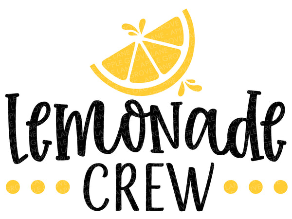 Lemonade Crew Svg - Lemonade Stand Svg - Lemonade Svg - Summer Svg - Lemonade Shirt Svg - Lemons Svg - Kids Lemonade Svg