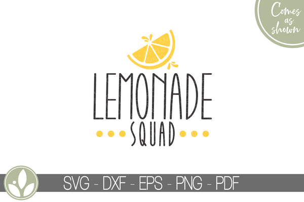 Lemonade Squad Svg - Lemons Svg - Lemonade Stand Svg - Lemonade Svg - Lemonade Shirt Svg - Kids Lemonade Svg - Lemonade Png - Lemon Svg