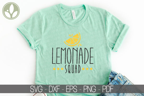 Lemonade Squad Svg - Lemons Svg - Lemonade Stand Svg - Lemonade Svg - Lemonade Shirt Svg - Kids Lemonade Svg - Lemonade Png - Lemon Svg