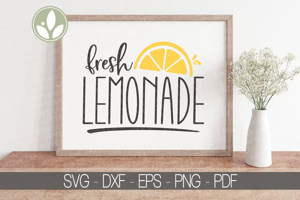 Fresh Lemonade Svg - Summer Svg - Lemons Svg - Lemonade Svg - Farmhouse Lemon Svg - Kitchen Svg - Lemonade Stand Svg - Lemonade Sign