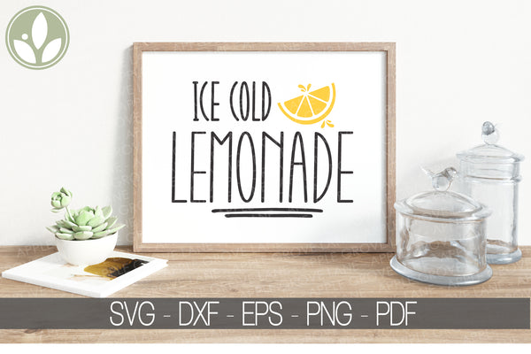 Lemonade Svg - Fresh Lemonade Svg - Summer Svg - Lemons Svg - Ice Cold Lemonade Svg - Lemon Svg - Lemonade Png - Lemonade Stand Svg