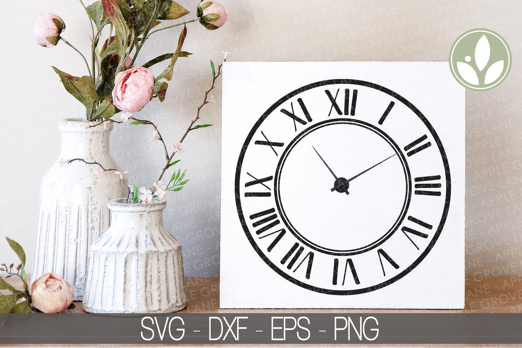 Clock Face Svg - Clock Svg - Svg Clock Template - Clock Numbers