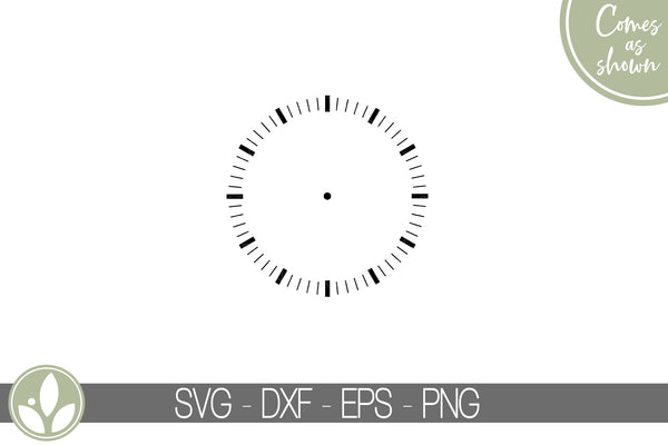Clock Face Svg - Clock Svg - Clock Template - Clock Numbers Svg - Clock Stencil - Clock Laser Cut File - Clock Face Numbers - Clock Lines