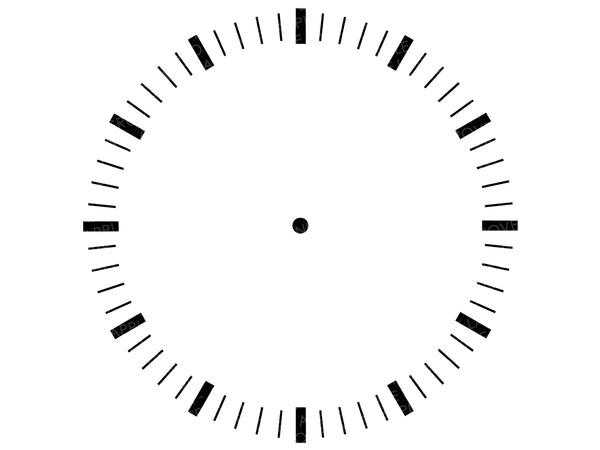 Clock Face Svg - Clock Svg - Clock Template - Clock Numbers Svg - Clock Stencil - Clock Laser Cut File - Clock Face Numbers - Clock Lines