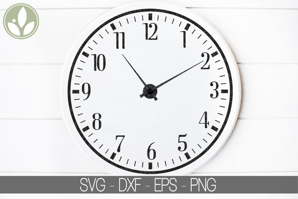 Clock Face Svg Bundle - 5 Designs - Clock Numbers Svg - Clock Stencil Svg - Clock Face Numbers Svg - Clock Svg - Clock Template Svg