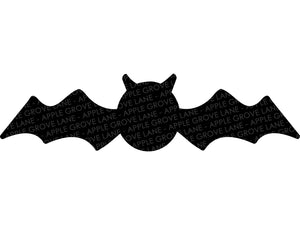Halloween Bat Svg - Halloween Svg - Black Bat Svg - Kids Halloween Svg - Bat Svg