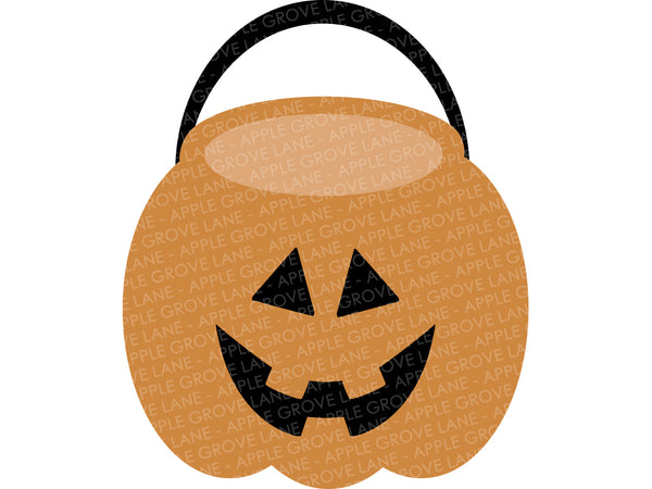 Pumpkin Bucket - Trick or Treat Bucket - Halloween Svg - Jack O Lantern Bucket Svg - Halloween Bucket Svg - Halloween Svg