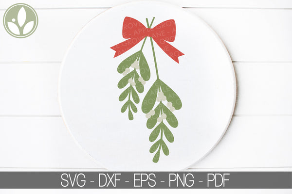 Mistletoe Svg - Christmas Svg - Mistle Toe Svg - Holly Svg - Christmas Mistletoe Svg - 3d Mistletoe Svg - Mistletoe Png - Mistletoe Sign