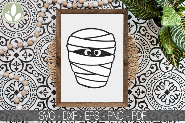 Mummy Svg - Halloween Svg - Mummy Head Svg - Mummy Face Svg - Halloween Mummy Svg - Mummy Png - Halloween Shirt - Halloween laser cut file