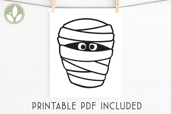 Mummy Svg - Halloween Svg - Mummy Head Svg - Mummy Face Svg - Halloween Mummy Svg - Mummy Png - Halloween Shirt - Halloween laser cut file