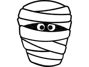 Mummy Svg - Halloween Svg - Mummy Head Svg - Mummy Face Svg - Halloween Mummy Svg - Mummy Png - Halloween Shirt - Halloween laser cut file