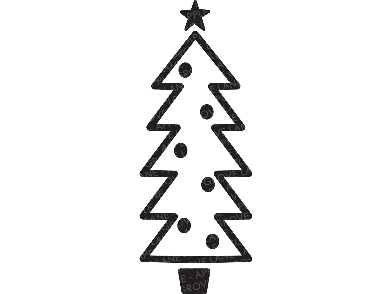 Christmas Tree Svg - Christmas Svg - Christmas Tree Sign Svg - Christmas Trees Svg - Christmas Tree Clipart - Christmas Tree Png