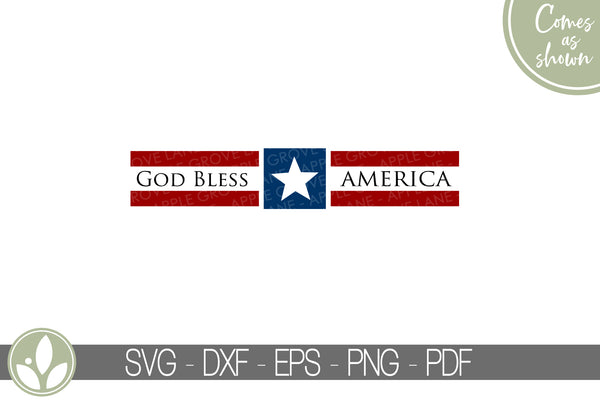 God Bless America Svg - Patriotic Svg - 4th of July Svg - America Svg - Fourth of July Svg - Flag Svg - Patriotic Shirt - American Flag Svg