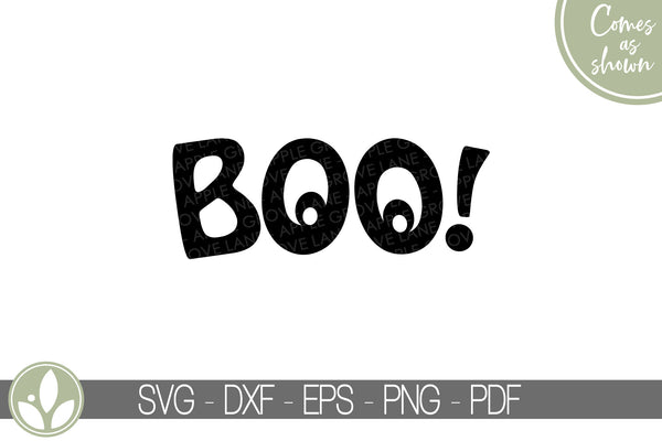 Boo Svg - Halloween Svg - Ghost Svg - Halloween Ghost Svg - Halloween Boo Svg - Kids Halloween Svg - Halloween Laser Cut File - Boo Png