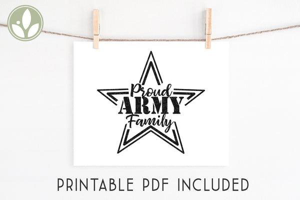 Proud Army Family Svg - Army Family Svg - Military Family Svg - Army Svg - Military Svg - Patriotic Svg - Veterans Day Svg - Soldier Svg