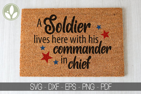 Soldier Lives Here Svg - Soldier Svg - Patriotic Svg - Military Svg - Military Family Svg - Military Soldier - Soldier Family - Patriotic