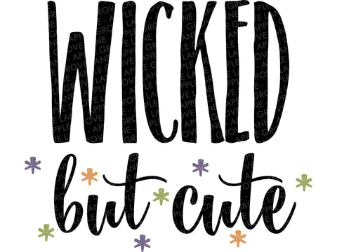Wicked but Cute Svg - Halloween Svg - Kids Halloween Svg - Devil Svg - Wicked Svg - Halloween Shirt Svg - Kids Halloween Shirt Png