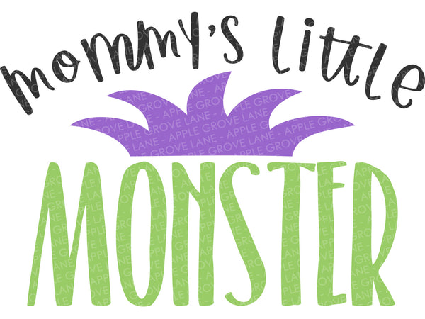 Kids Halloween Svg - Mommy's Little Monster Svg - Halloween Svg - Monster Svg - Kids Halloween Shirt