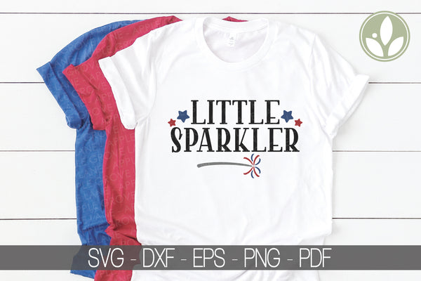 Kids Patriotic Svg - Little Sparkler Svg - 4th of July Svg - Kids Fourth of July Svg - Patriotic Svg - Boys Patriotic Svg - Girls Shirt