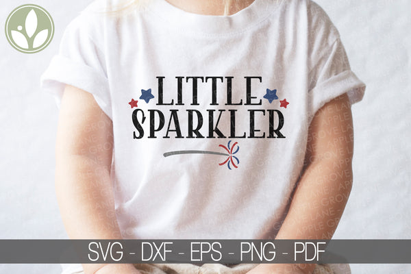 Kids Patriotic Svg - Little Sparkler Svg - 4th of July Svg - Kids Fourth of July Svg - Patriotic Svg - Boys Patriotic Svg - Girls Shirt