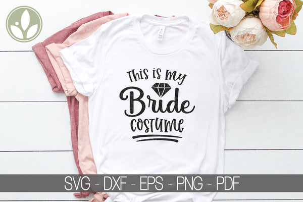 Bride Costume Svg - Halloween Wedding SVG - Halloween Bride Svg - Halloween Svg - Bachelorette Party SVG - Bridal Shower Svg