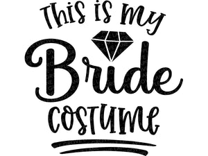 Bride Costume Svg - Halloween Wedding SVG - Halloween Bride Svg - Halloween Svg - Bachelorette Party SVG - Bridal Shower Svg