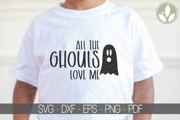 Boys Halloween Svg - Halloween Svg - Ghouls Love Me Svg - Kids Halloween Svg - Girls Love Me Svg - Baby Boy Halloween Svg - Halloween Shirt