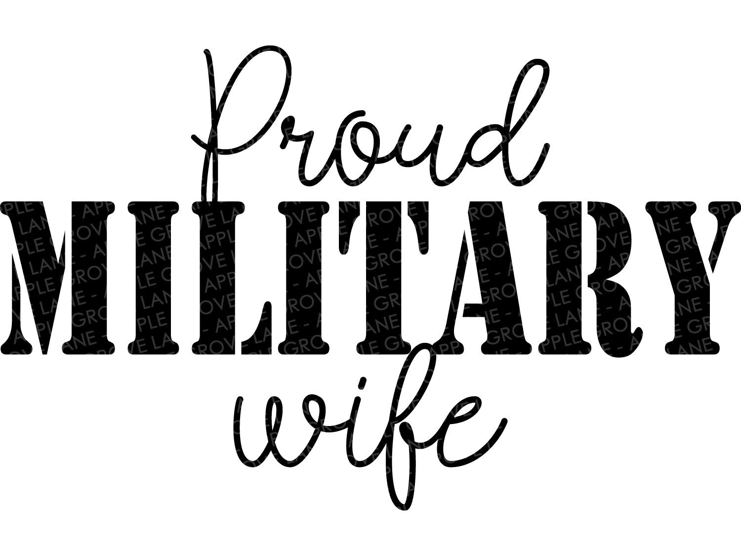 Military Wife Svg - Proud Military Wife - Military Svg - Army Wife Svg - Soldier Wife Svg - Army Svg - Military Family Svg - Military Wife