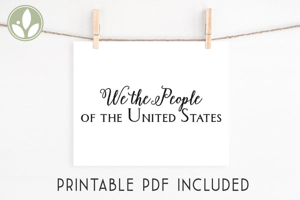 We The People Svg - Constitution Svg - Preamble Svg - United States Svg - Military Svg - Patriotic Svg - US Constitution Svg - Preamble Png