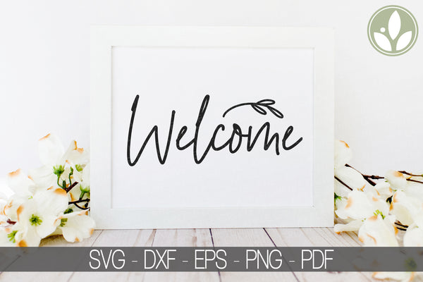 Welcome Svg - Welcome Mat Svg - Doormat Svg - Entry Svg - Door Sign Svg - Welcome Sign Svg - Foyer Svg - Welcome Door Mat Svg