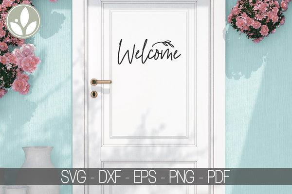 Welcome Svg - Welcome Mat Svg - Doormat Svg - Entry Svg - Door Sign Svg - Welcome Sign Svg - Foyer Svg - Welcome Door Mat Svg