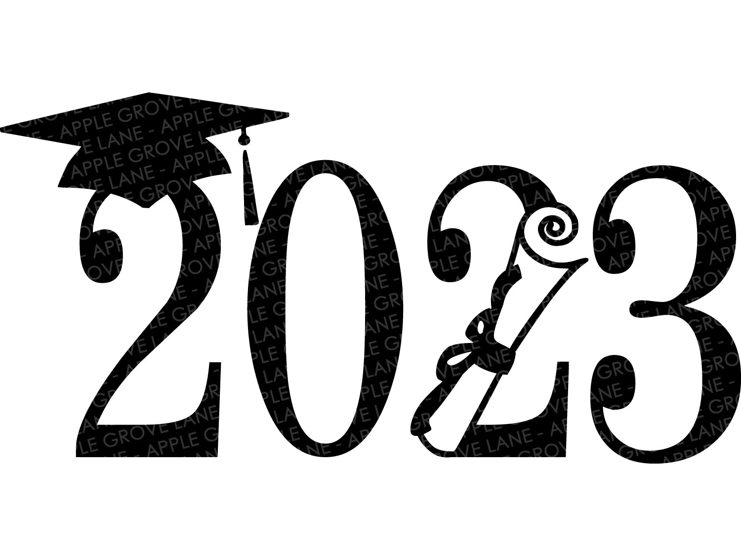 Senior 23 Graduation SVG Class of 2023 Cricut & Silhouette 