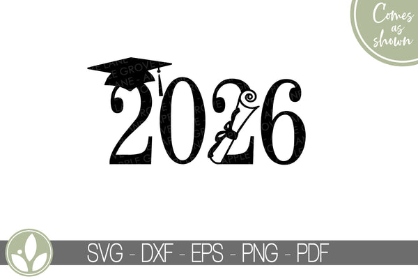 Class of 2026 Svg - Graduation SVG - 2026 Svg -  2026 Graduation SVG - Class of 2026 Png - Senior 2026 Svg - Class of 2026 Sign - 2026 Png