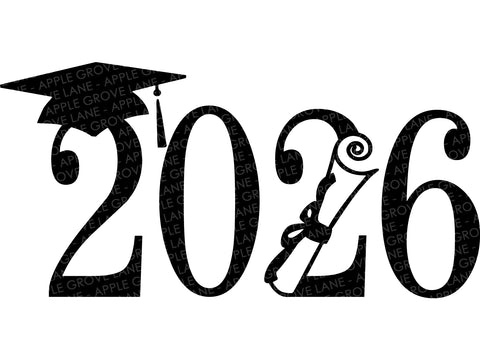 Class of 2026 Svg - Graduation SVG - 2026 Svg -  2026 Graduation SVG - Class of 2026 Png - Senior 2026 Svg - Class of 2026 Sign - 2026 Png